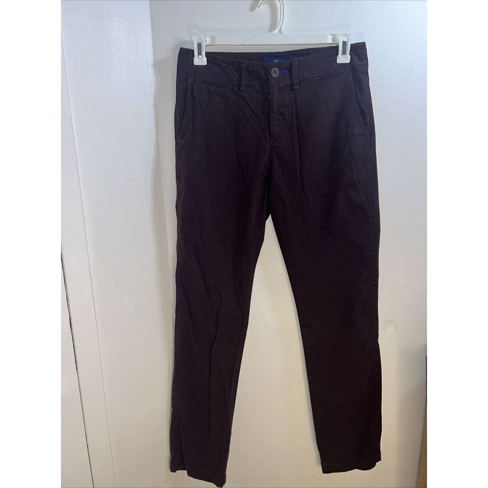 American Eagle Outfitters Pants Vintage 30x34 Dark Purple Khaki Relaxed Pants